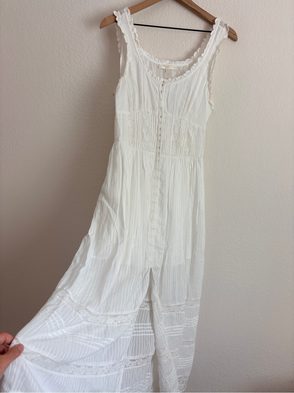 LoveShackFancy Santelle Lace Dress Coastal Cowgirl Cottagecore - Picture 10 of 16